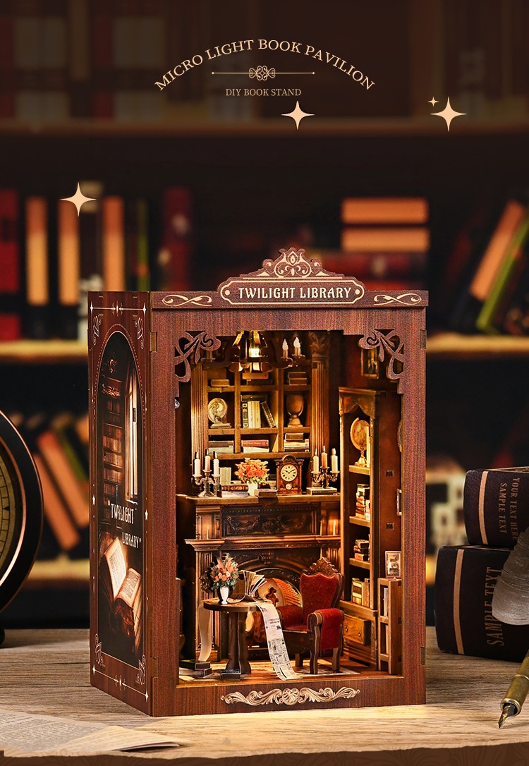 Model Kit In Era - Набор для создания миниатюрного книжного уголка