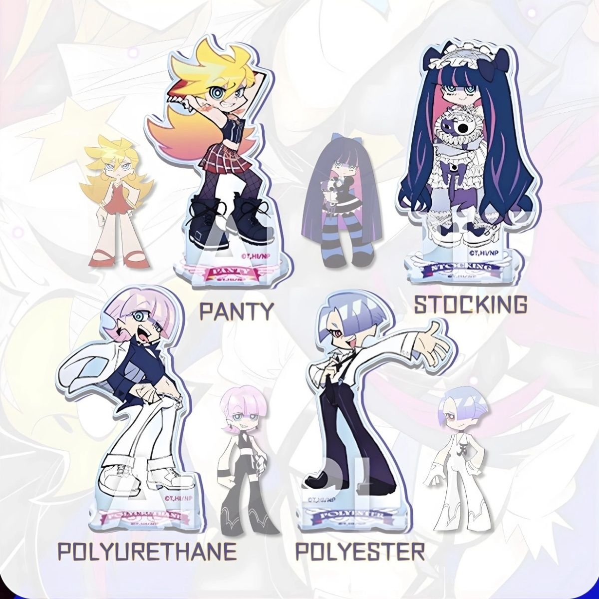 Model Kit Holder - Акриловая фигурка-подставка Panty & Stocking with