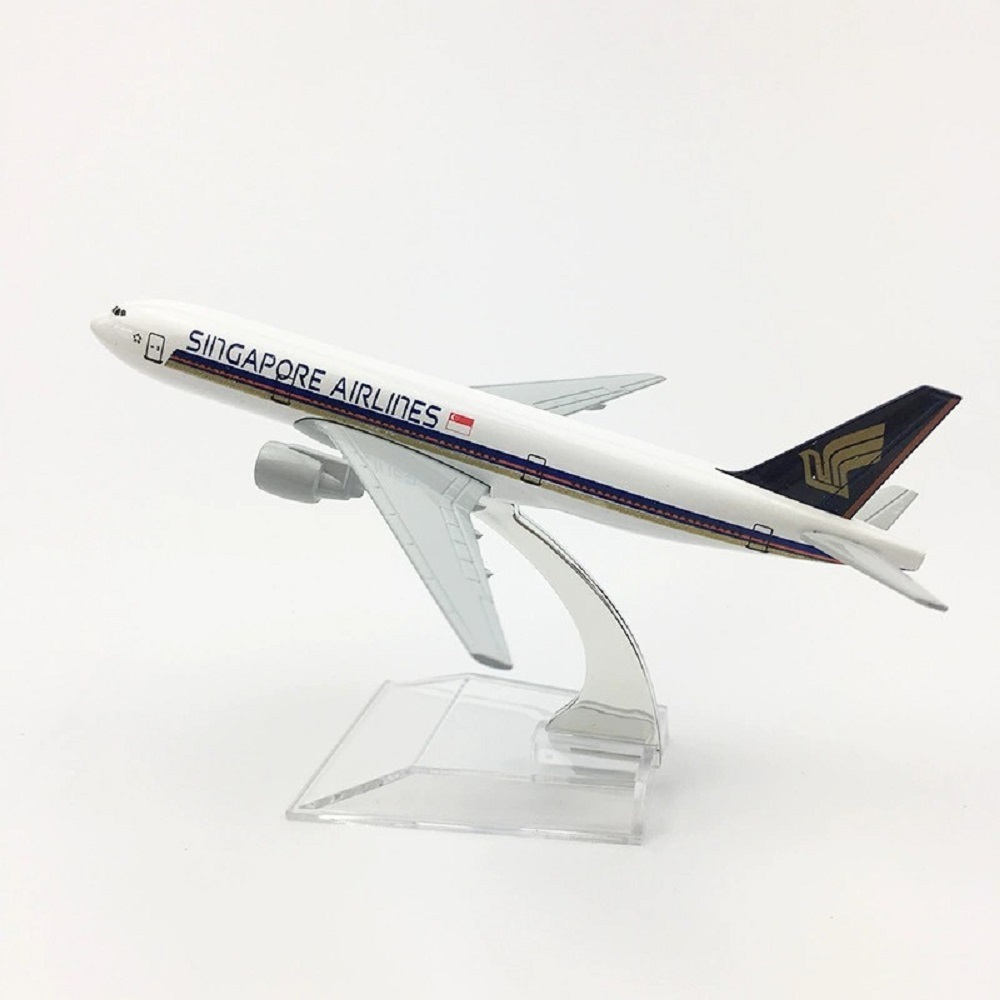 Model Kit Singapore - Металлическая модель самолета Singapore Airlines B777,