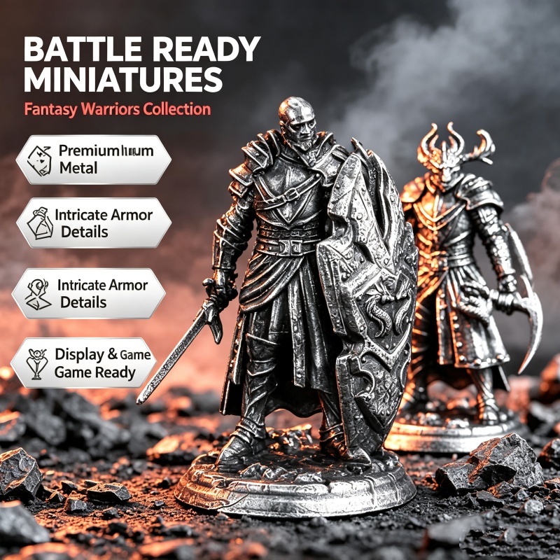 Model Kit In Era - Миниатюрная фигурка средневекового рыцаря из белой