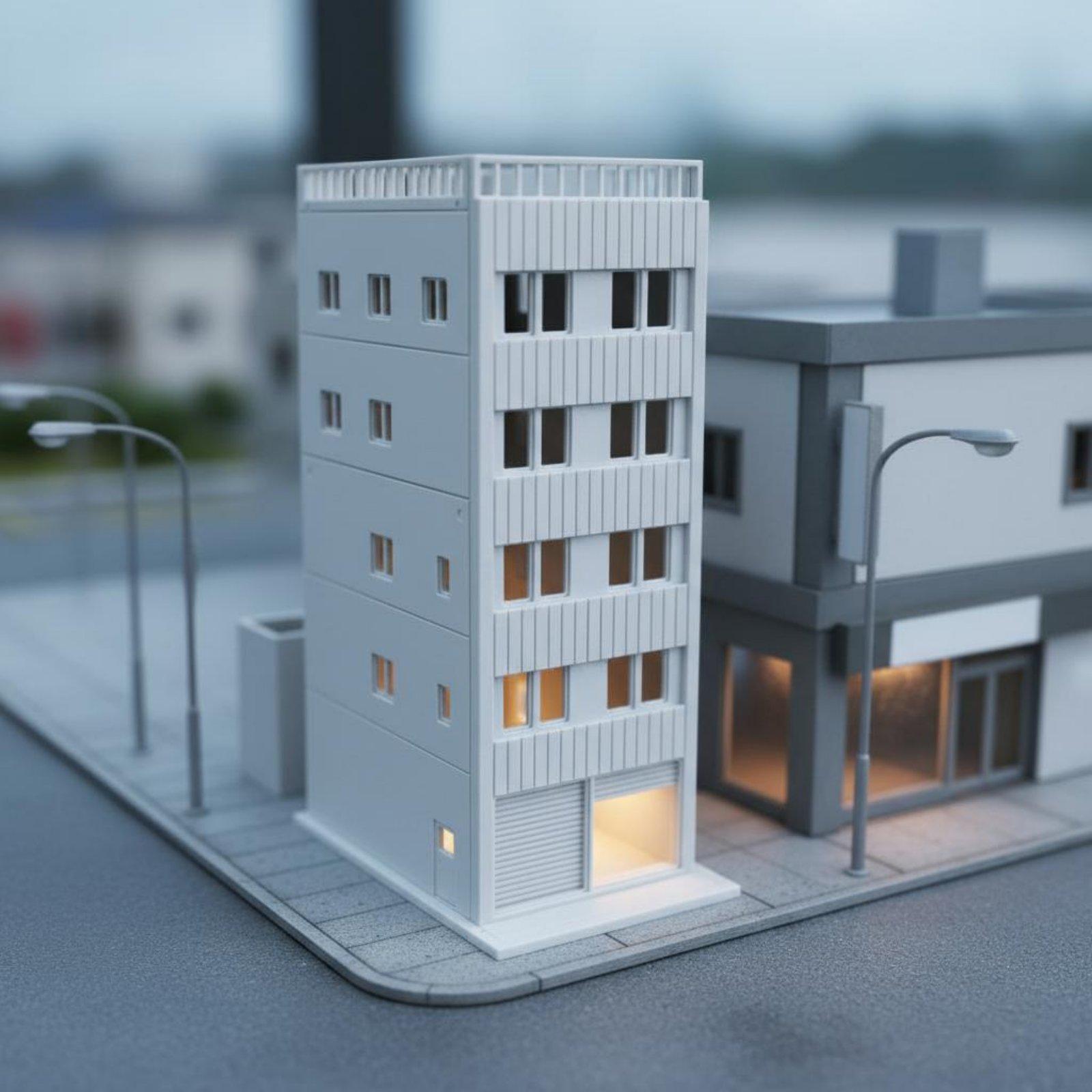 Model Kit Diorama - Набор для сборки миниатюрной японской модели
