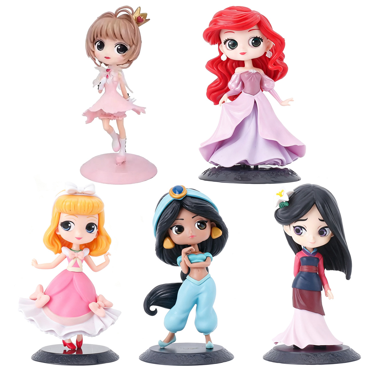 Model Kit Girl - Набор фигурок милых мультяшных девочек, различные