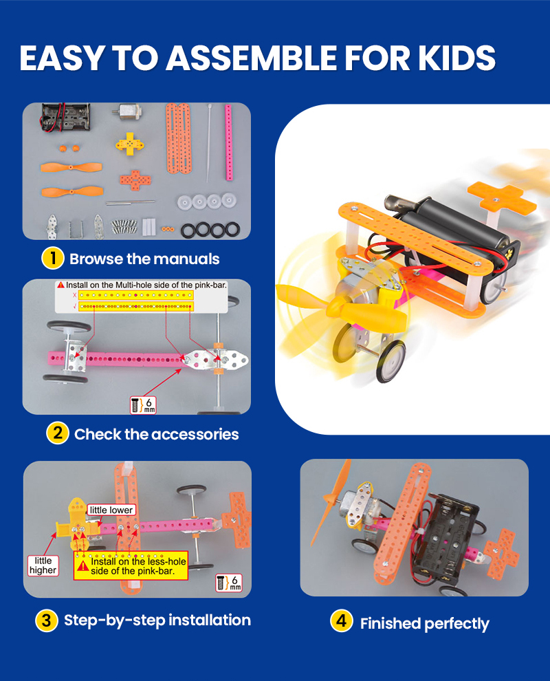 Набор для робототехники из 6 п – обзор и цена Model Kit Motor