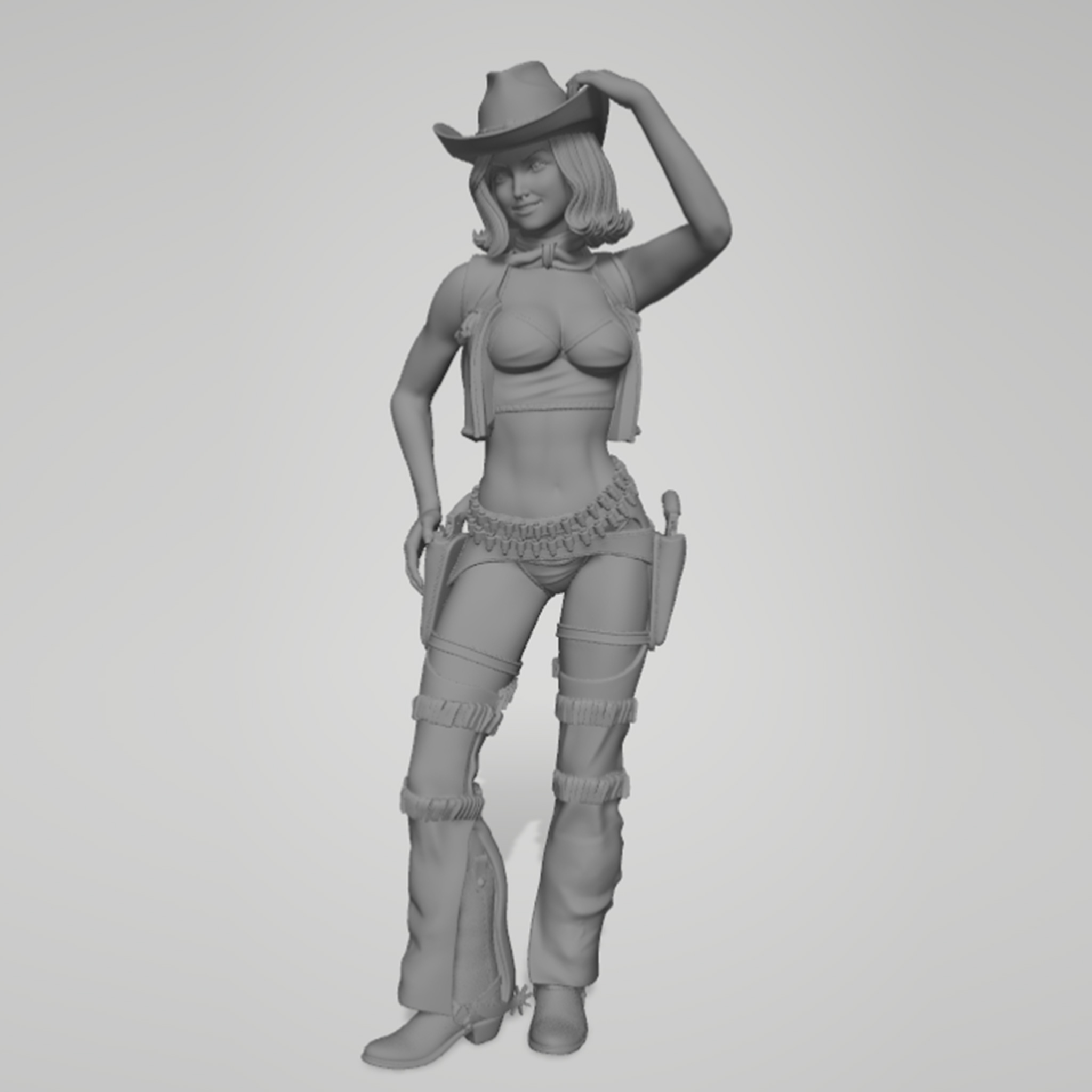 1/24 1/18 1/12 Ковбойша. Несоб – обзор и цена Model Kit Girl