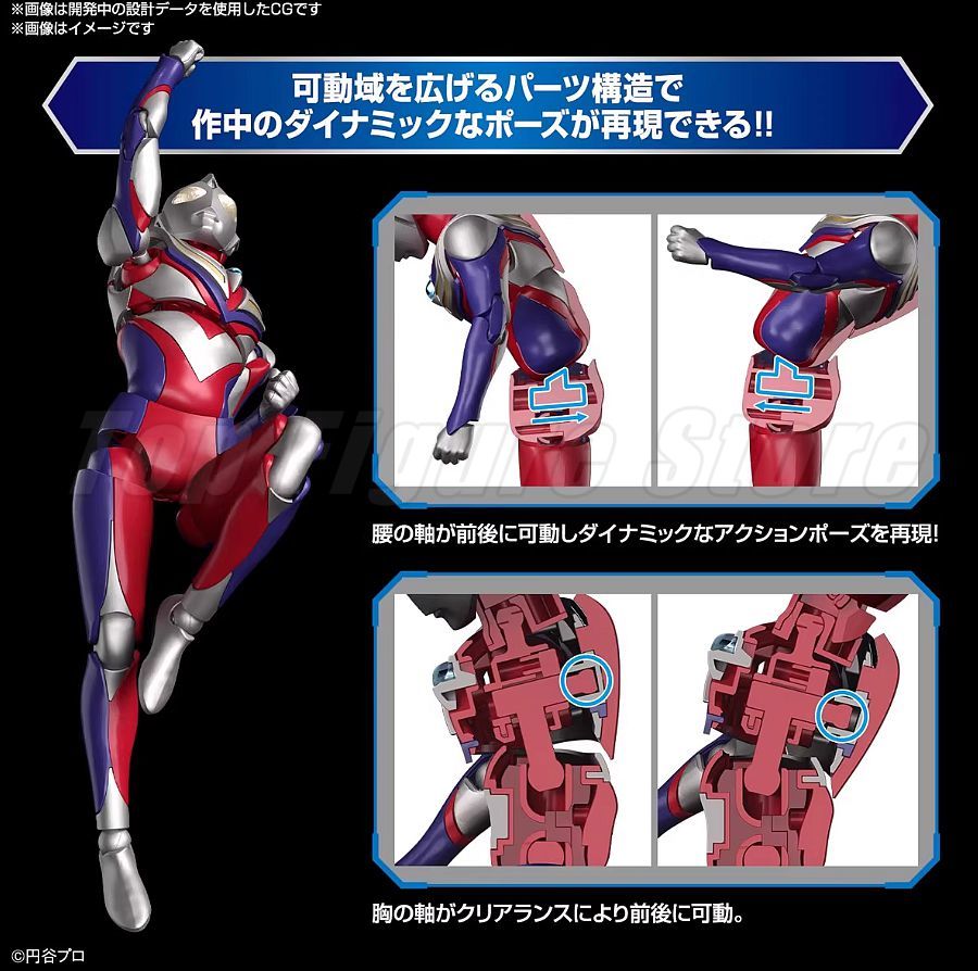 Фигурка Bandai FRS Figure-rise – обзор и цена Model Kit Ultraman Tiga