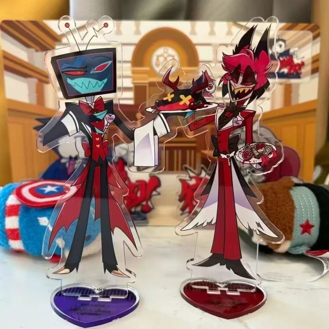 2 шт. Hazbin аниме периферийны – обзор и цена Model Kit Holder