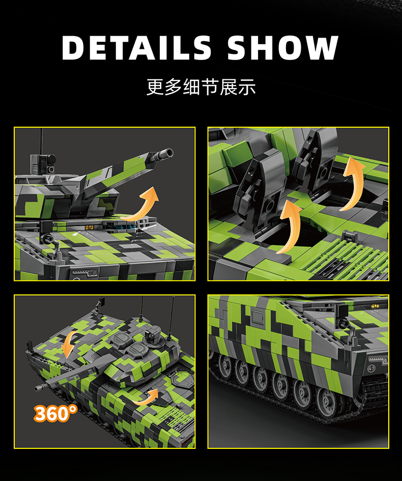 Креативный военный конструктор – обзор и цена Model Kit Lynx