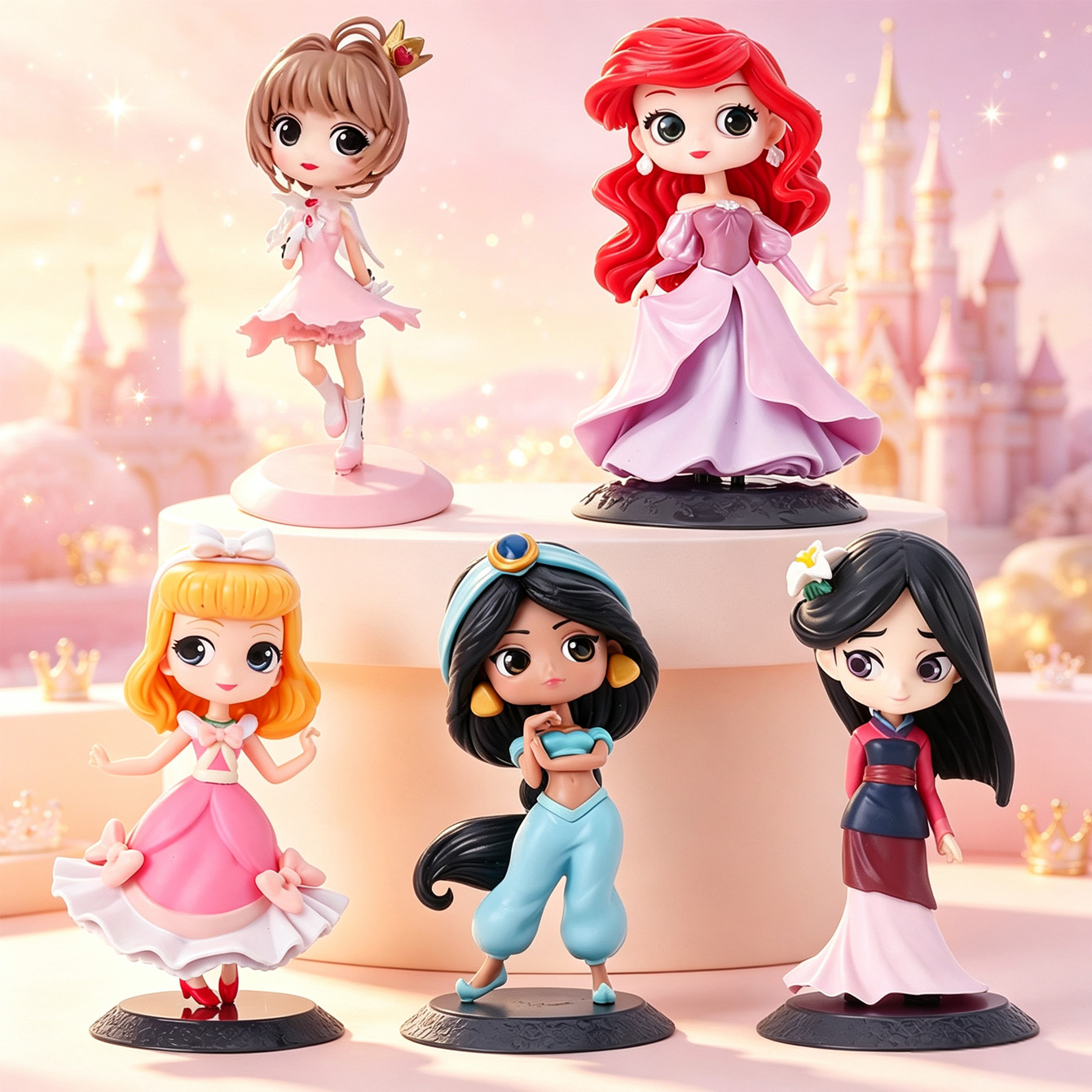 Набор фигурок милых мультяшных – обзор и цена Model Kit Girl